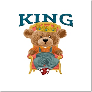 BEAR THE KING Posters and Art